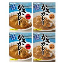 【25周年セール】かきカレー中辛・甘口食べ比べ４個セット